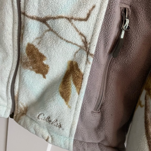 Cabelas, ladies, fleece jacket. Small. Outdoors, hunting, camping, fall, winter - Picture 2 of 9